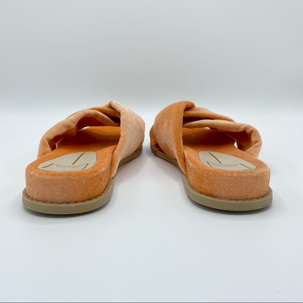 Dolce Vita Golda Knotted Blush Velvet Slipper - Picture 8 of 15